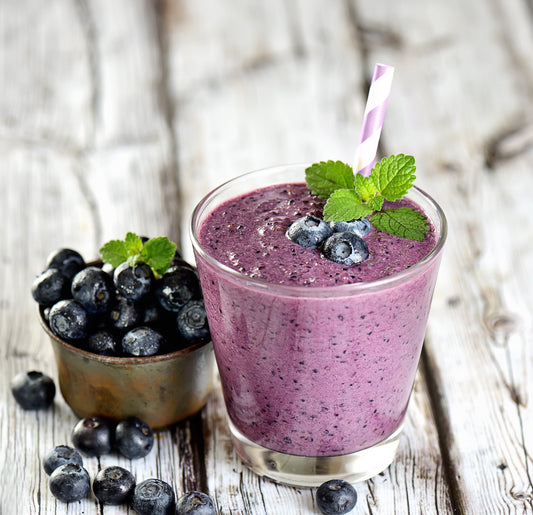 Basil Berry Protein Shake